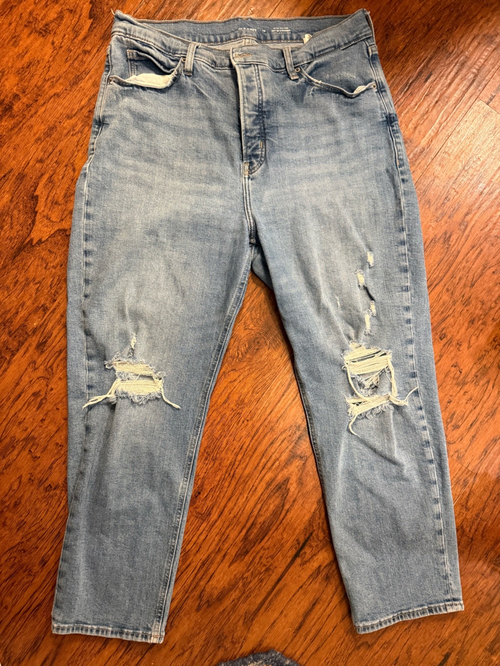 Old Navy Light Blue Ripped Jeans